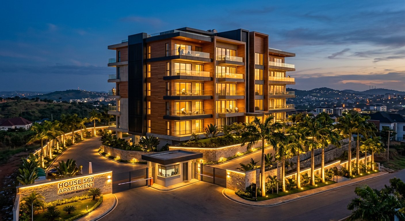 House 567 Apartment Abuja Exterior